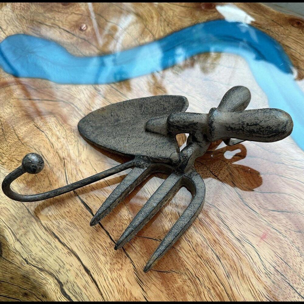 Cast Iron Hook Garden Theme Decor